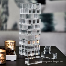 Satom High-end Wholesale Clear Lucite Acrylic Tumbling Tower Game